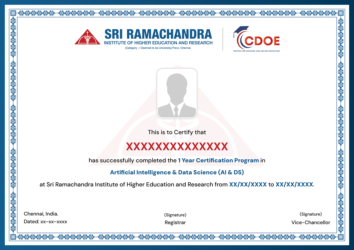 AI and DS certifications