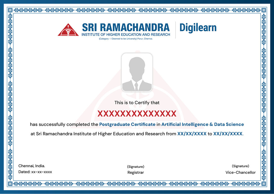 Artificial Intelligence & Data Science certificate