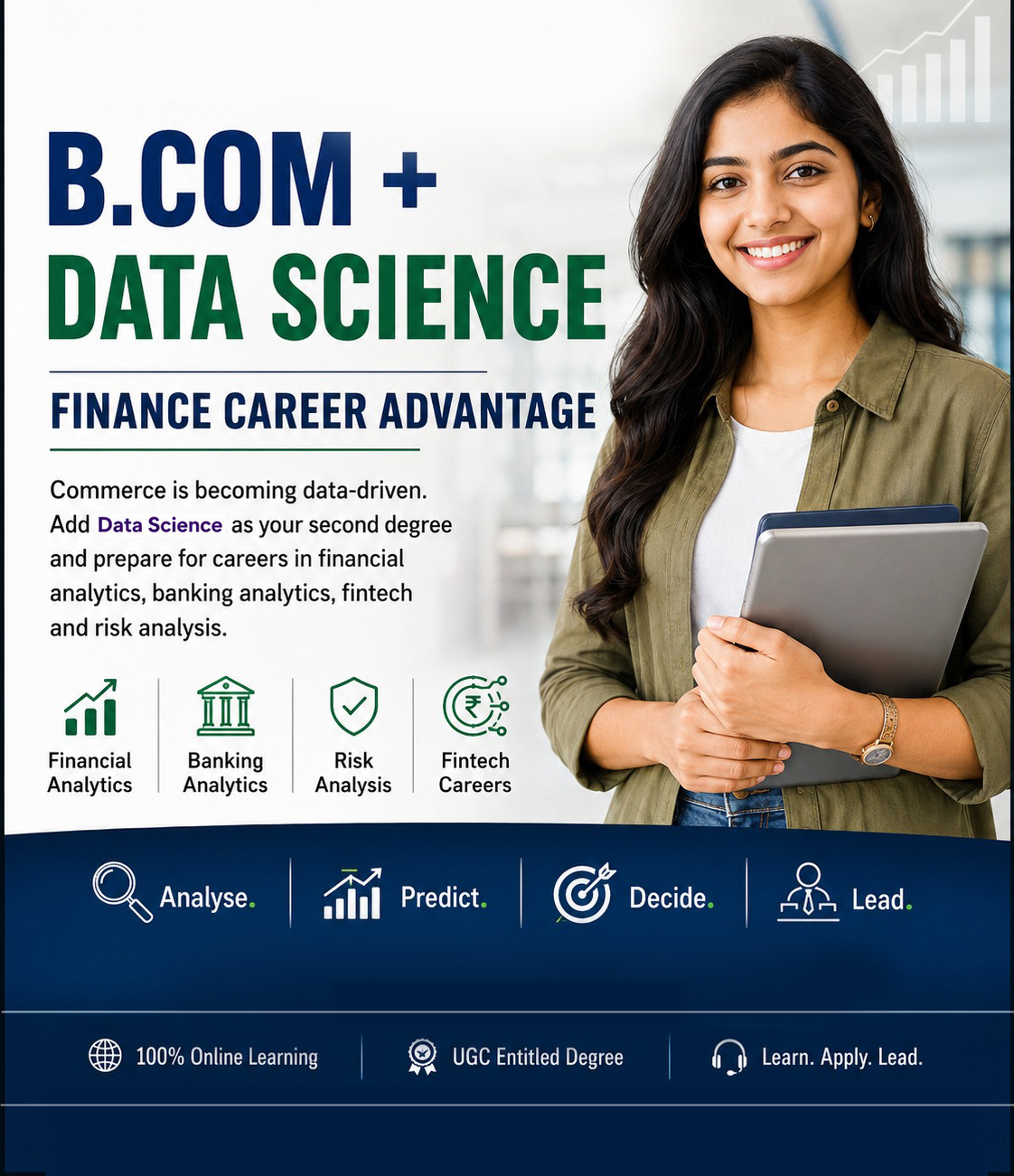 B.com + Data Science dual qualification