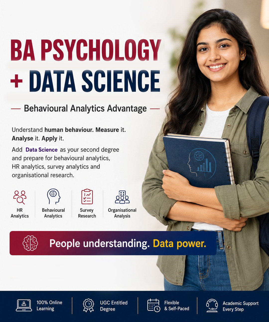 BA Psychology + Data Science dual qualification